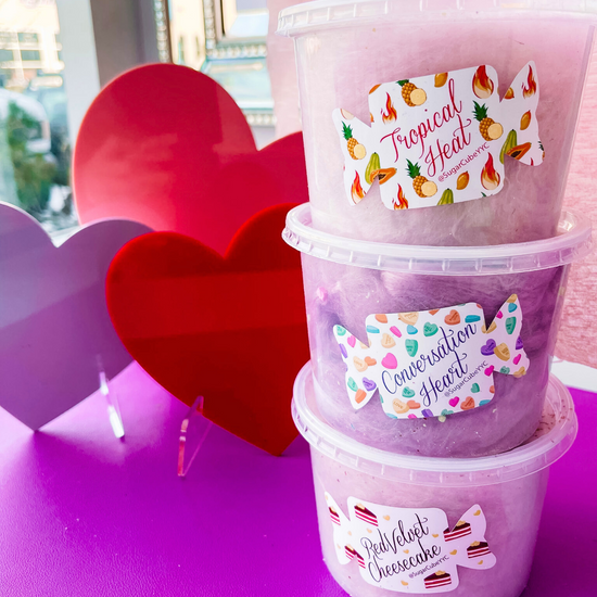 Valentine's Day Mini Cotton Candy Tub Collection