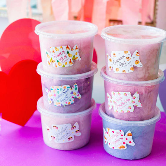 Valentine's Day Mini Cotton Candy Tub Collection