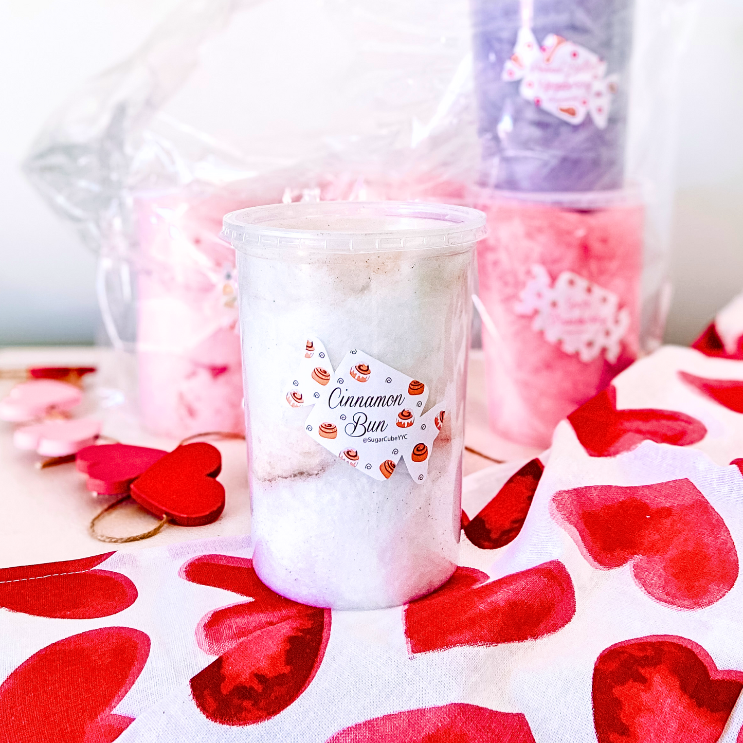 Valentine's Day Cotton Candy Tub