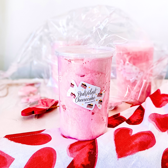 Valentine's Day Cotton Candy Tub