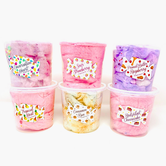 Valentine's Day Mini Cotton Candy Tub Collection